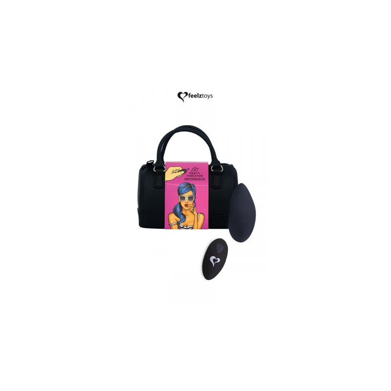 Stimulateur télécommandé Panty Vibe noir - FeelzToys