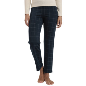 Pantalon stretch Navy Checks