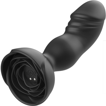 ARMONY - EXTREME A BLOOM VIBRATEUR ROSE ET PLUG ANAL TÉLÉCOMMANDE NOIR