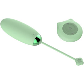 ARMONY - KITTY FUN EGG VIBRATEUR TÉLÉCOMMANDE 10 VIBRATIONS VERT