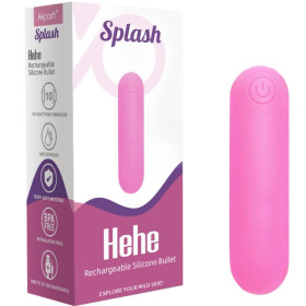 ARMONY - SPLASH HEHE VIBRATEUR BULLET SILICONE 10 VIBRATIONS 65 X 15 CM ROSE