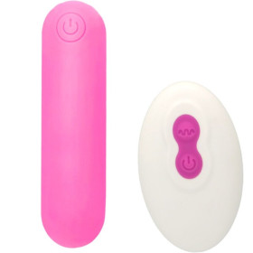 ARMONY - SPLASH JOLINE VIBRATEUR BULLET TÉLÉCOMMANDE EN SILICONE 10 VIBRATIONS 65 X 15 CM ROSE