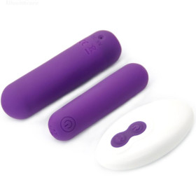 ARMONY - SPLASH JOLINE VIBRATEUR BULLET TÉLÉCOMMANDE EN SILICONE 10 VIBRATIONS 65 X 15 CM VIOLET