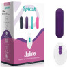 ARMONY - SPLASH JOLINE VIBRATEUR BULLET TÉLÉCOMMANDE EN SILICONE 10 VIBRATIONS 65 X 15 CM VIOLET