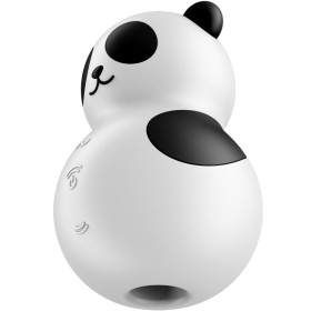 SATISFYER - POCKET PANDA STIMULATEUR & VIBRATEUR NOIR ET BLANC