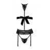 Ensemble Bondage Black Set 4 pièces Kiss 244 - Kissable