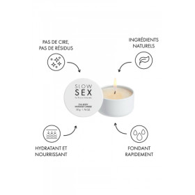 Bougie de massage Slow Sex 50g - Bijoux Indiscrets