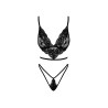 French Kiss 240 ensemble lingerie - noir