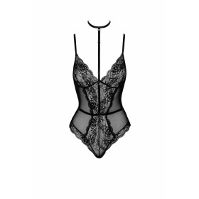 First Kiss 248 body en dentelle avec collier - noir