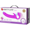 PRETTY LOVE - ZANINI STRAPLESS STRAP-ON 10 VIBRATIONS VIOLET