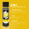 BRUMA - HUILE DE MASSAGE PREMIUM EFFET CHALEUR SAVEUR PINA COLADA 3 EN 1 - 100 ML