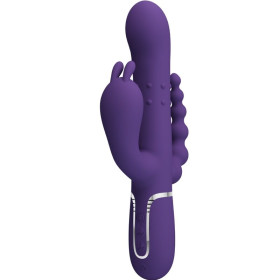 PRETTY LOVE - CAMMY TRIPLE VIBRATEUR MULTIFONCTION 4 EN 1 VIOLET