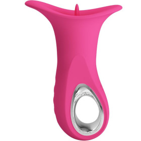 PRETTY LOVE - CLYDE VIBRATEUR ORAL LANGUE VIBRANTE 12 VIBRATIONS ROSE