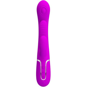 PRETTY LOVE - SHANIA TRIPLE RABBIT VIBRATEUR MULTIFONCTION ROSE