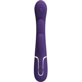 PRETTY LOVE - SHANIA TRIPLE RABBIT VIBRATEUR MULTIFONCTION VIOLET