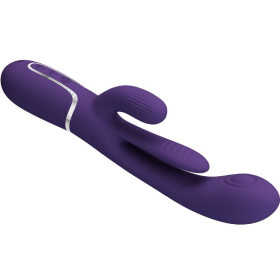 PRETTY LOVE - SHANIA TRIPLE RABBIT VIBRATEUR MULTIFONCTION VIOLET