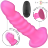 INTENSE - CINDY VIBRATEUR TAILLE L DESIGN SPIRALE 10 VIBRATIONS ROSE TÉLÉCOMMANDE