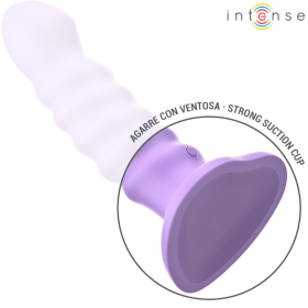 INTENSE - BRENDA VIBRATEUR TAILLE M DESIGN SPIRALE 10 VIBRATIONS VIOLET TÉLÉCOMMANDE