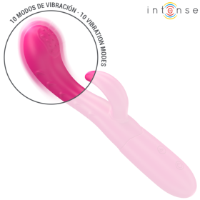 INTENSE - AMARA VIBRATEUR AVEC LANGUE STIMULANTE 10 VIBRATIONS ROSE