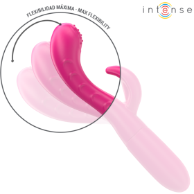 INTENSE - AMARA VIBRATEUR AVEC LANGUE STIMULANTE 10 VIBRATIONS ROSE