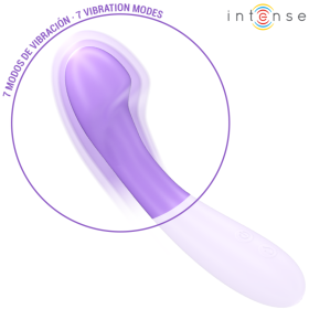 INTENSE - BECKY VIBRATEUR 19 CM CHAUFFANT 7 VIBRATIONS VIOLET