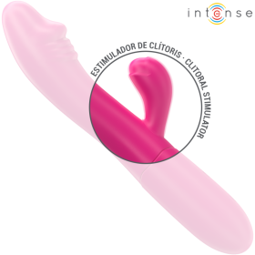 INTENSE - IVY VIBRATEUR FLEXIBLE 10 VIBRATIONS AVEC LANGUE STIMULANTE ROSE