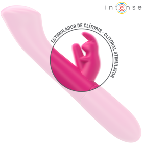 INTENSE - JULIETA VIBRATEUR RABBIT 18,6 CM 10 VIBRATIONS ROSE