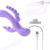 INTENSE - MIKO TRIPLE VIBRATEUR LAPIN & STIMULATEUR & ANAL 7 VIBRATIONS VIOLET