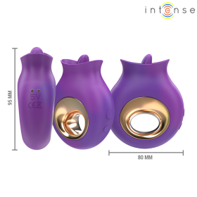 INTENSE - TULI STIMULATEUR CLITORIS 9 VIBRATIONS & 9 OSCILLATIONS VIOLET