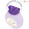 INTENSE - TULI STIMULATEUR CLITORIS 9 VIBRATIONS & 9 OSCILLATIONS VIOLET