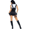 LEG AVENUE - COSTUME SEXY SWAT OFFICIEL NOIR M/L