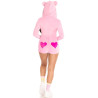 LEG AVENUE - BODY VELOURS OURS EN TEDDY ROSE S