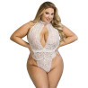 SUBBLIME - 953867 BODY DENTELLE BLANC L/XL