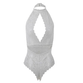 SUBBLIME - 953867 BODY DENTELLE BLANC L/XL