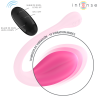 INTENSE - JANICE U VIBRATEUR DOUBLE STIMULATION 10 VIBRATIONS ROSE TÉLÉCOMMANDE