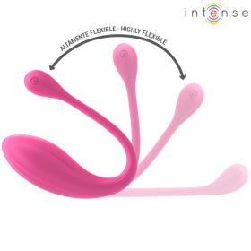 INTENSE - JANICE U VIBRATEUR DOUBLE STIMULATION 10 VIBRATIONS ROSE TÉLÉCOMMANDE