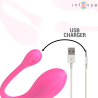 INTENSE - JANICE U VIBRATEUR DOUBLE STIMULATION 10 VIBRATIONS ROSE TÉLÉCOMMANDE