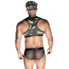 Tenue militaire sexy 4 pièces - J Lingerie