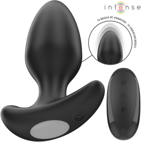 INTENSE - JOEY ANAL PLUG 10 VIBRATIONS NOIR TÉLÉCOMMANDE