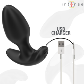 INTENSE - JOEY ANAL PLUG 10 VIBRATIONS NOIR TÉLÉCOMMANDE