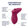 SATISFYER - EXCITERRR VIBRATEUR LAY-ON CLITORIS BERRY