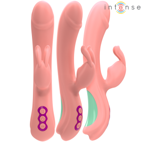 INTENSE - RACHEL VIBRATEUR RABBIT 5 VIBRATIONS ROSE