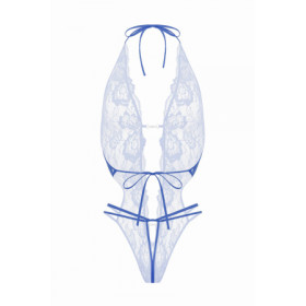 Body string ouvert Renee bleu - Christine