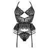 Lace Temptation ensemble - noir