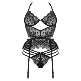 Lace Temptation ensemble - noir