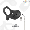 INTENSE - ALEX VIBRATEUR DOUBLE ANNEAU PÉNIS 10 VIBRATIONS NOIR