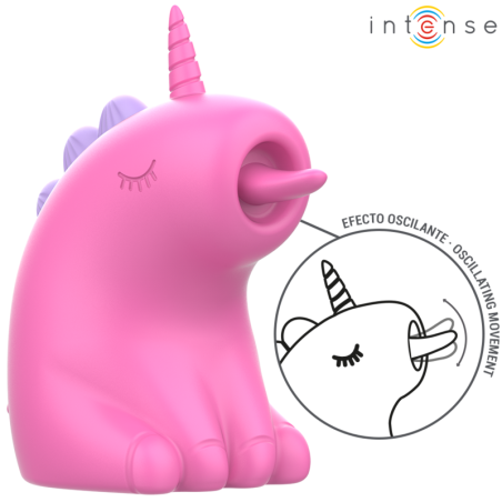 INTENSE - PINKIE STIMULATEUR LICORNE FUCSIA