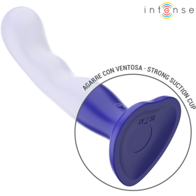 INTENSE - SHORTY VIBRATEUR AVEC VENTOUSE TÉLÉCOMMANDE BLEUE