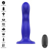 INTENSE - SHORTY VIBRATEUR AVEC VENTOUSE TÉLÉCOMMANDE BLEUE