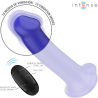 INTENSE - VICTORIA VIBRATEUR AVEC VENTOUSE 10 VIBRATIONS BLEU FONCÉ TÉLÉCOMMANDE